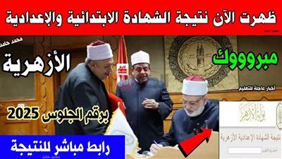 لينك بوابة الأزهر الإلكترونية للنتائج ٢٠٢٥ بالاسم ورقم الجلوس عبر azhar.eg