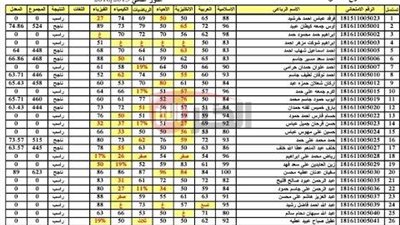 نتائج السادس الابتدائي دور أول 2025 عبر موقع نتائجنا الرسمي