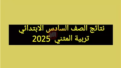 استخراج نتائج السادس الابتدائي 2025 موقع نتائجنا الدور الأول بجميع المحافظات