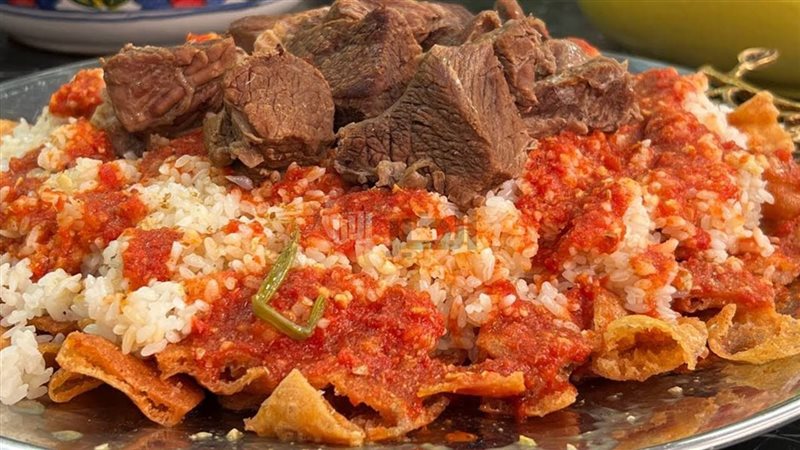 طريقة عمل فتة العيد