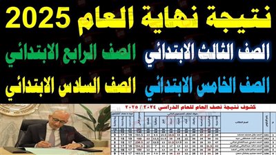 نتيجة الصف الثالث الابتدائي 2025 متوفر الآن عبر بوابة التعليم الأساسي