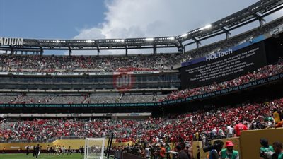 إيقاف مباراة الأهلي وبالميراس بسبب سوء الأحوال الجوية وتنبيه طوارئ بإخلاء الملعب