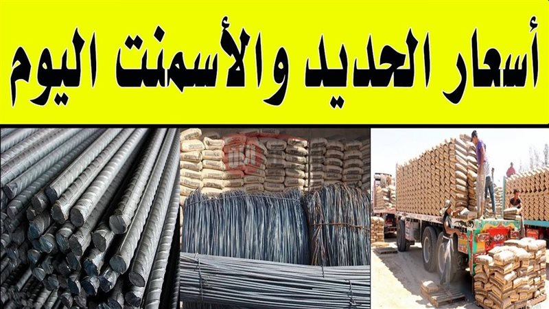سعر طن الحديد والأسمنت