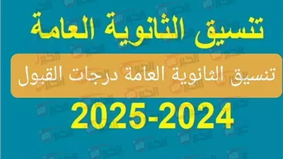 تنسيق الثانوية العامة بسوهاج الحد الأدنى للقبول بالثانوي العام..  مؤشرات أولية