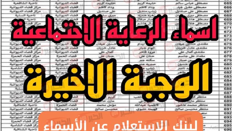 الاستعلام عن الرعاية
