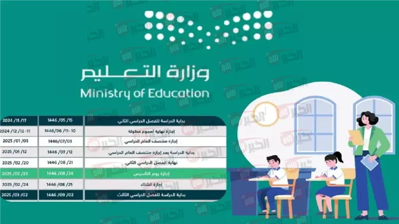 التقويم الدراسي 1447